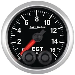 Auto Meter Elite 2-1/16 Inch Boost/Pyrometer Gauge – 5646