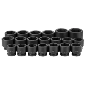 Grey Pneumatic 1″ Dr. 20 Pc. Metric Set 45mm to 75mm (9020M)