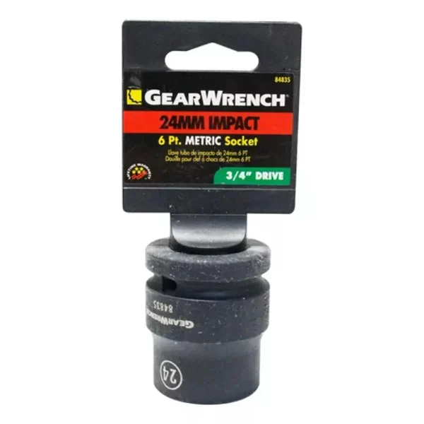 Gearwrench 84835 Impact Socket 3/4″ Drive 24mm