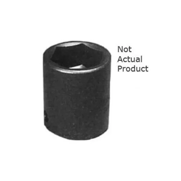 K Tool 33132 Impact Socket, 1/2″ Drive, 1″, 6 Point, Shallow