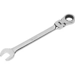 Titan Tools 12815 Combination Ratcheting Wrench 15mm Flex Head Box End