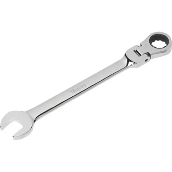 Titan Tools 12815 Combination Ratcheting Wrench 15mm Flex Head Box End