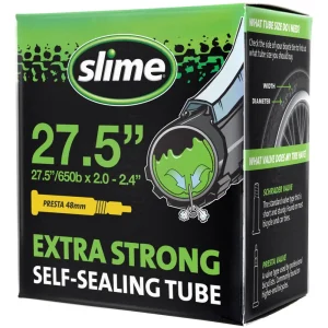 Slime Extra Strong Self-Sealing Bicycle Tube 27.5″ x 2.0-2.40″ Presta (30076)