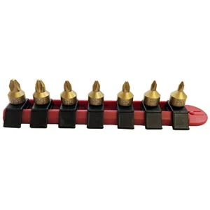 CTA Tools 9770 Stubby Phillips Bit Set 7-Piece Durable and Compact (9770)