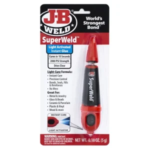 JB Weld 33301 Total Repair – Accelerated Instant Cure Super Glue, 0.18 oz