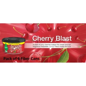 Car Freshner UFC-17811-24 Little Trees Air Fresheners Cherry Blast Fiber, 4 Pack - view 2