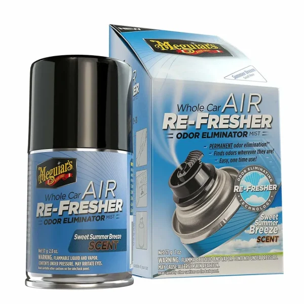 Meguiars G16602 Whole Car Air Re-Fresher Odor Eliminator Sweet Summer Breeze