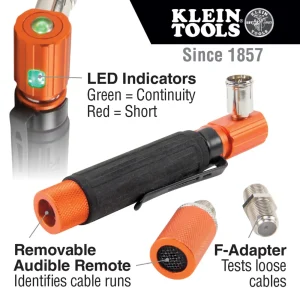 Klein Tools VDV512-007 Pocket Continuity Tester for Coax Cable - view 2