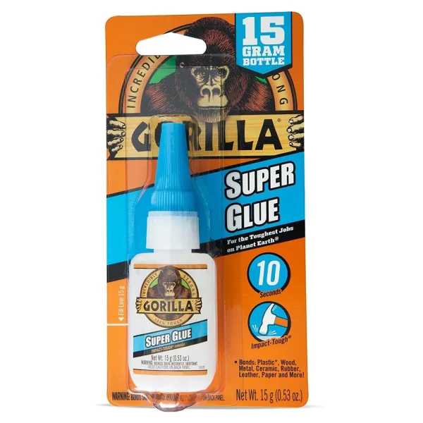 Gorilla Glue 7805001 Super Glue, 15 g, Clear