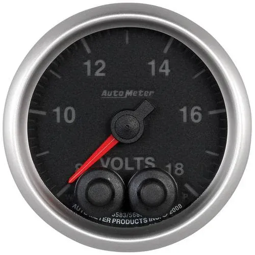 Auto Meter Elite 2-1/16 Inch Voltmeter Gauge – 5683