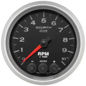 Auto Meter Elite 3-3/8 Inch Tachometer Gauge – 5697