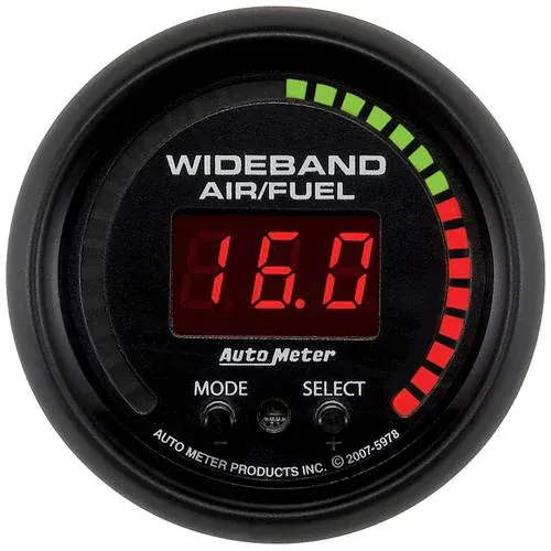 Auto Meter Elite 2-1/16 Inch Air/Fuel Ratio Gauge – 5978