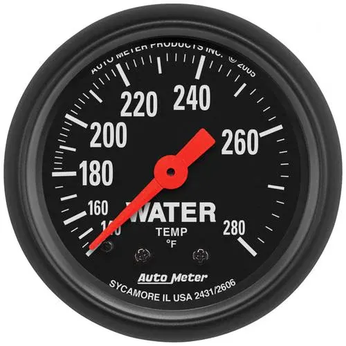 Auto Meter Z-Series 2-1/16 Inch Coolant Temperature Gauge – 2606