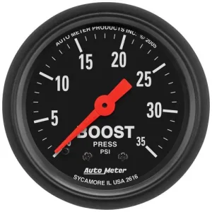 Auto Meter Z-Series 2-1/16 Inch Boost Gauge – 2616