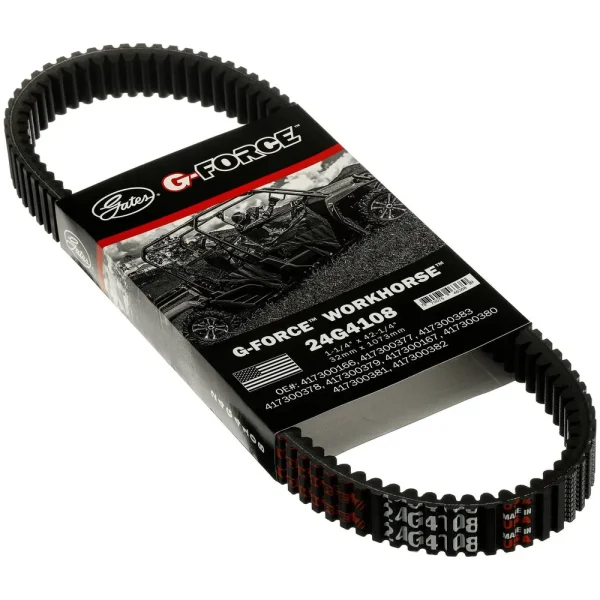 Gates G-Force CVT Belt 1-1/4 Inch x 42-1/4 Inch – 24G4108