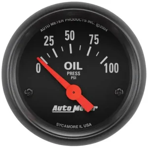 Auto Meter Z-Series 2-1/16 Inch Oil Pressure Gauge – 2634