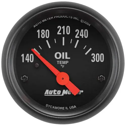 Auto Meter Z-Series 2-5/16 Inch Oil Temperature Gauge – 2639