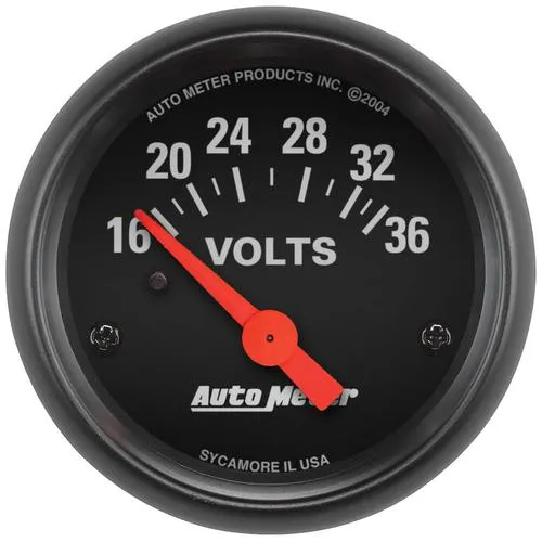Auto Meter Z-Series 2-1/16 Inch Voltmeter Gauge – 2651