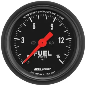 Auto Meter Z-Series 2-1/16 Inch Fuel Pressure Gauge – 2661