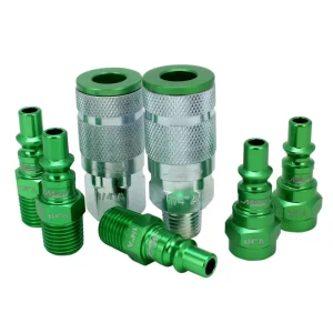 COLORFIT® Coupler & Plug Kit – (A-Style, Green) – 1/4″ NPT - view 3