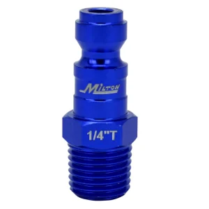 COLORFIT® Plugs (T-Style, Blue) – 1/4″ NPT (Box of 20) - view 2