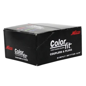 COLORFIT® Plugs (T-Style, Blue) – 1/4″ NPT (Box of 20) - view 4