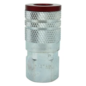 COLORFIT® Milton Couplers (M-Style, Red) – 1/4″ NPT (Box of 10) - view 2