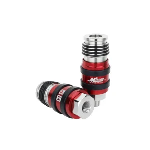 2 In ONE Universal Safety Exhaust Industrial Coupler, 1/4″ NPT x 3/8″ Body Flow - view 2