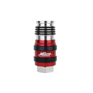 2 In ONE Universal Safety Exhaust Industrial Coupler, 1/4″ NPT x 3/8″ Body Flow - view 3