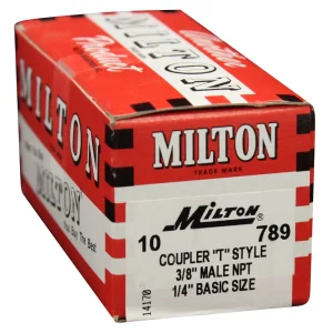 3/8″ MNPT T-Style Coupler (Box of 10) - view 2