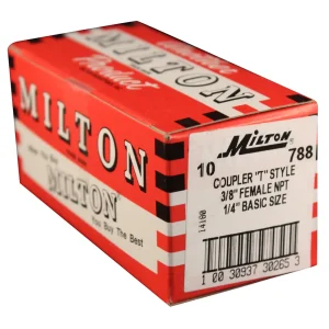 3/8″ FNPT T-Style Coupler (Box of 10) - view 2