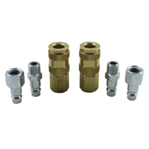 HIGHFLOWPRO® S-217 1/4″ NPT V-Style/Euro Interchange Air Coupler and Plug Fitting Kit, Hi Vol Low Pr - view 4