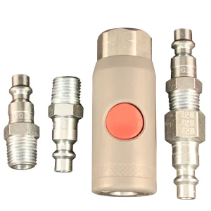 1/4″ FNPT M-STYLE® Safety Coupler and Plug Kit – 5 Piece