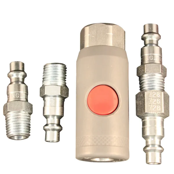 1/4″ FNPT M-STYLE® Safety Coupler and Plug Kit – 5 Piece