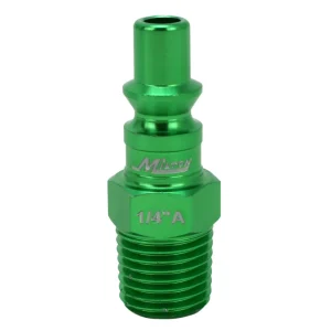 COLORFIT® Plugs (A-Style, Green) – 1/4″ NPT Male (Box of 20) - view 2