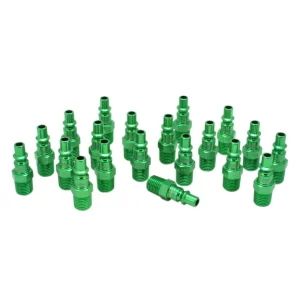 COLORFIT® Plugs (A-Style, Green) – 1/4″ NPT Male (Box of 20) - view 3