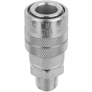 1/4″ MNPT Industrial Interchange (M-STYLE®) Quick-Connect Steel Coupler (Box of 100) - view 2