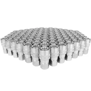 1/4″ FNPT Quick-Connect Steel Coupler, Industrial Interchange (M-STYLE®)(Box of 100)