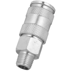 1/4″ MNPT High Flow (V-Style) Quick-Connect Steel Coupler (Box of 10) - view 4