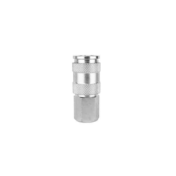 3/8″ FNPT High Flow (V-Style) Quick-Connect Steel Coupler