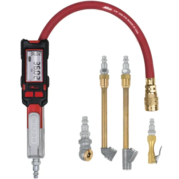 NEW & IMPROVED – Precision Digital Tire Inflator & Pressure Gauge (0-160 PSI), Extreme ± 0.25% Accuracy s-580e