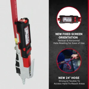 NEW & IMPROVED – Precision Digital Tire Inflator & Pressure Gauge (0-160 PSI), Extreme ± 0.25% Accuracy s-580e - view 2