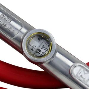 Milton® Tire Inflator Gauge with Dual-Head Straight Foot Air Chuck 5 Foot Air Hose 10-160 PSI - view 2