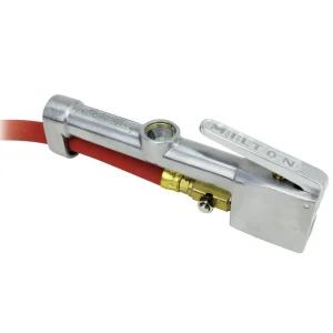 Milton® Tire Inflator Gauge with Dual-Head Straight Foot Air Chuck 5 Foot Air Hose 10-160 PSI - view 3