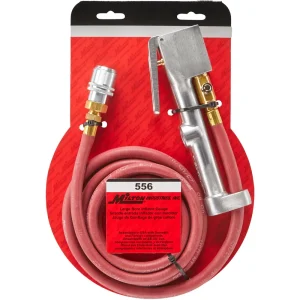 Large Bore Inflator Gauge with 6′ Hose Assembly, Full Swivel, 1/4″ NPT - view 4