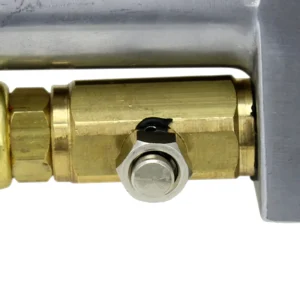 Heavy-Duty Truck Tire Inflator Gauge w/5′ Air Hose, Dual Head Chuck, Full Swivel, 1/4″ NPT - view 2