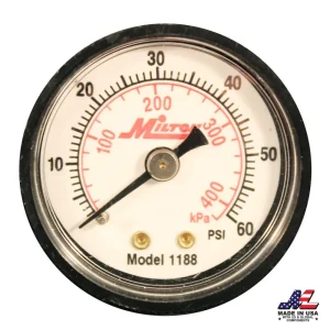 1/8″ NPT Mini Pressure Dial Gauge - view 2
