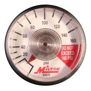1/8″ NPT Center Back Mount Pressure Gauge