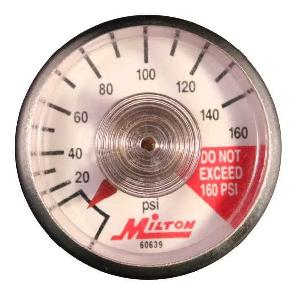 1/8″ NPT Center Back Mount Pressure Gauge