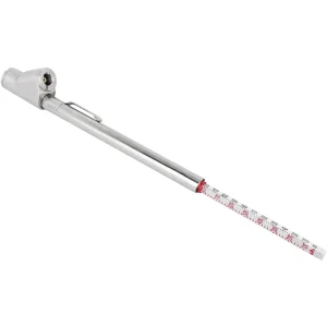 Tire Pressure Gauge, 2-120 PSI Straight Foot Dual Head Air Chuck (Box of 100) - view 3